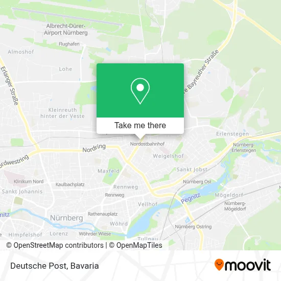 Deutsche Post map