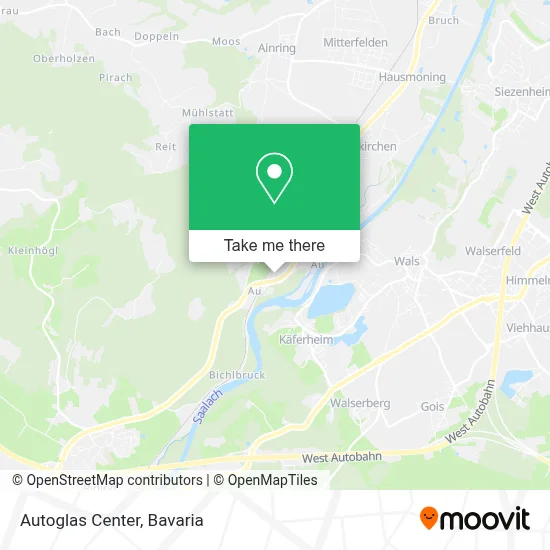 Autoglas Center map