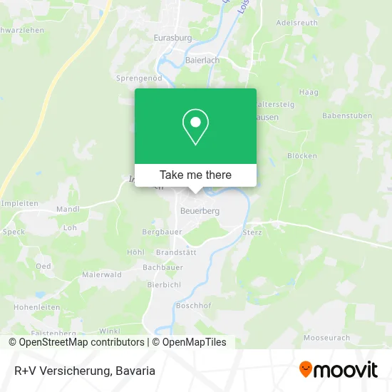 R+V Versicherung map