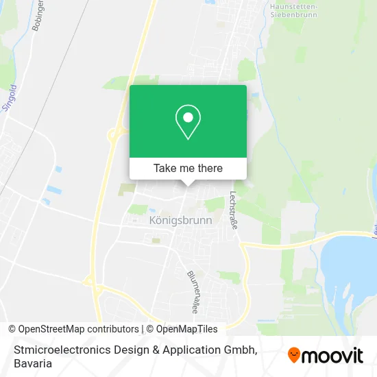 Stmicroelectronics Design & Application Gmbh map