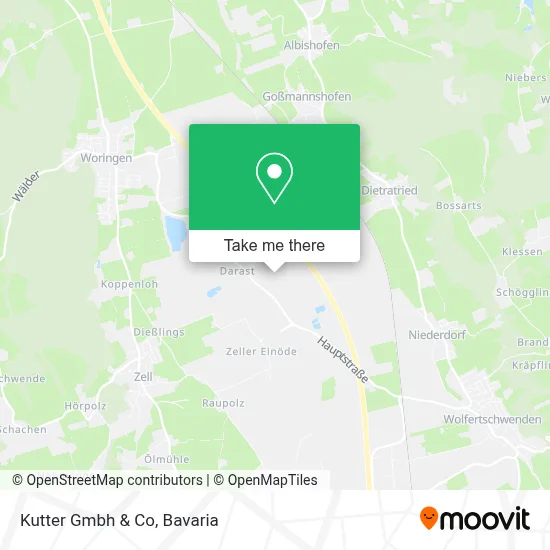 Kutter Gmbh & Co map