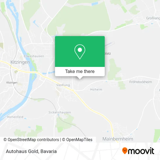 Autohaus Gold map