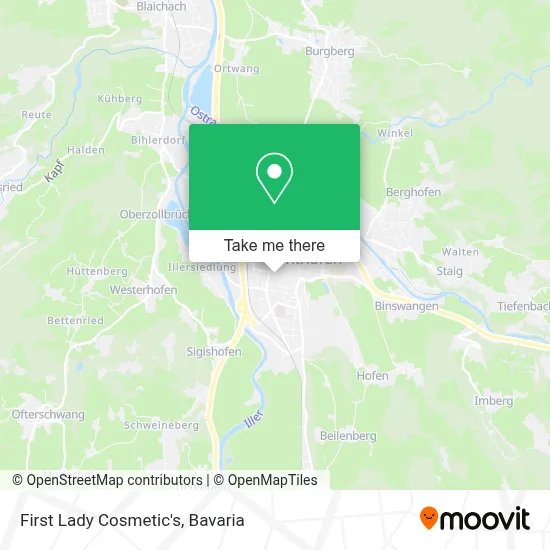 First Lady Cosmetic's map