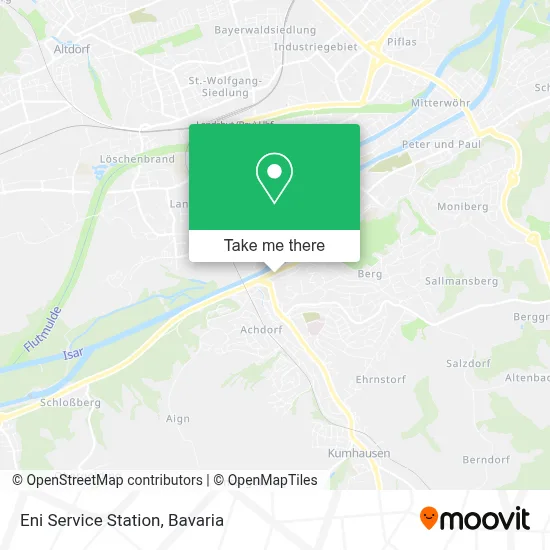 Eni Service Station map