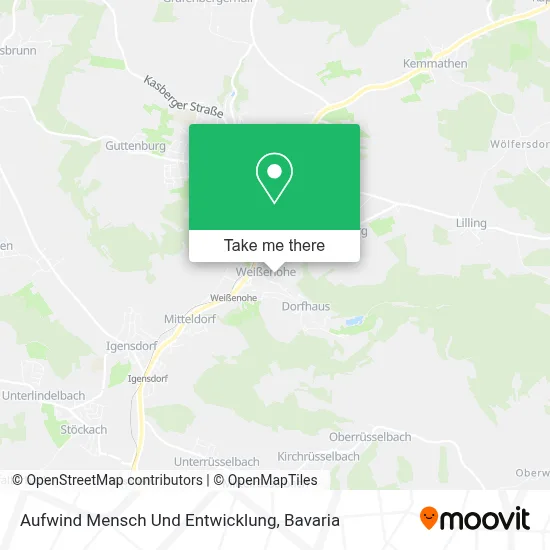 Aufwind Mensch Und Entwicklung map