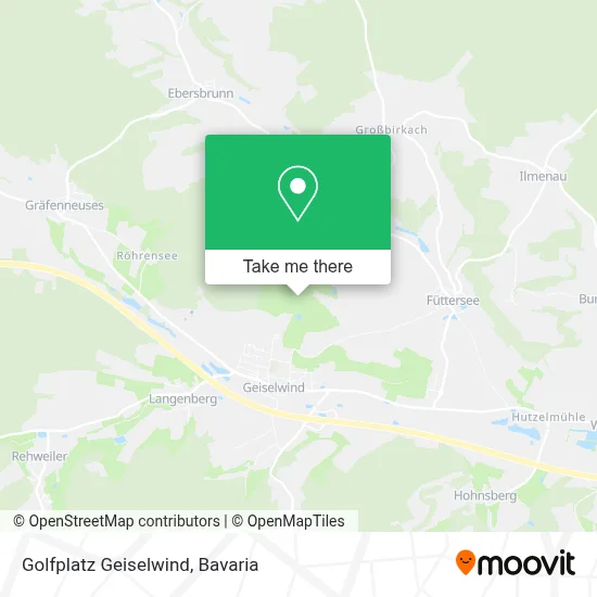 Golfplatz Geiselwind map