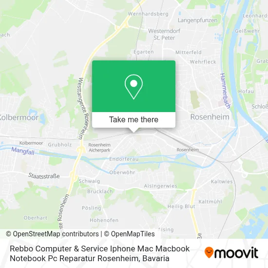 Rebbo Computer & Service Iphone Mac Macbook Notebook Pc Reparatur Rosenheim map