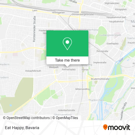 Eat Happy map