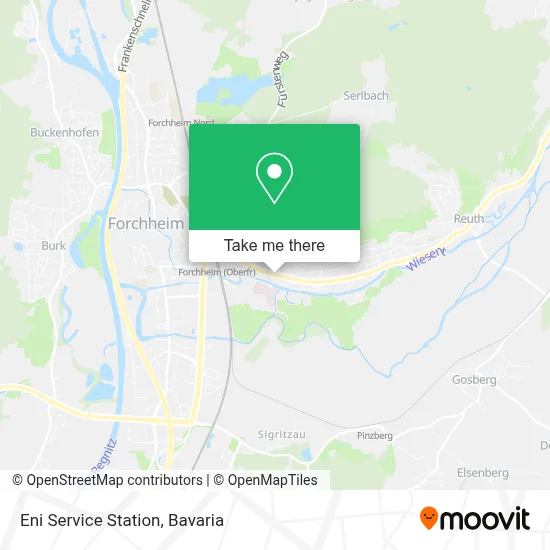 Eni Service Station map