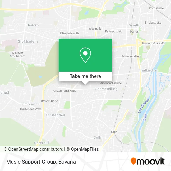 Music Support Group map