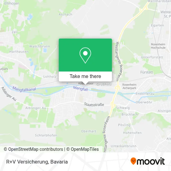 R+V Versicherung map