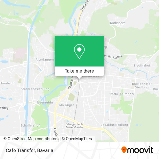 Cafe Transfer map