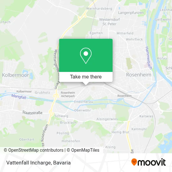 Vattenfall Incharge map