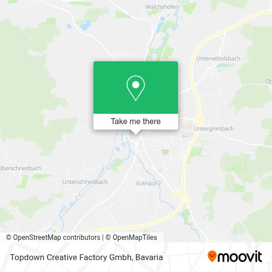 Topdown Creative Factory Gmbh map