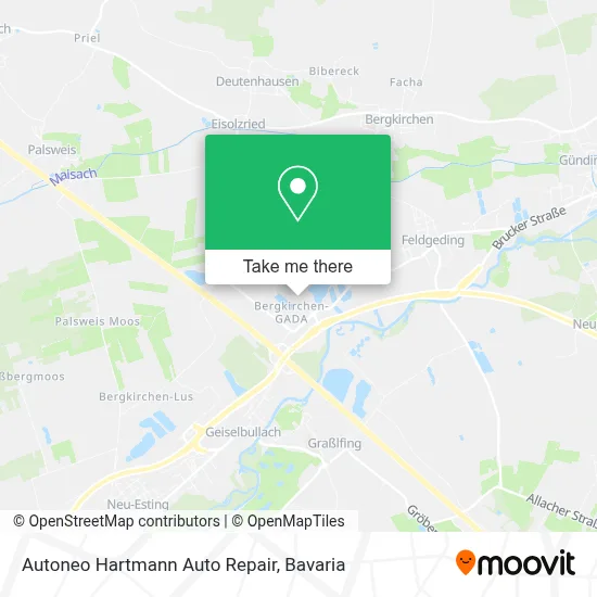 Autoneo Hartmann Auto Repair map