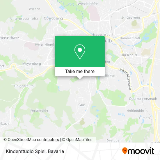 Kinderstudio Spiel map