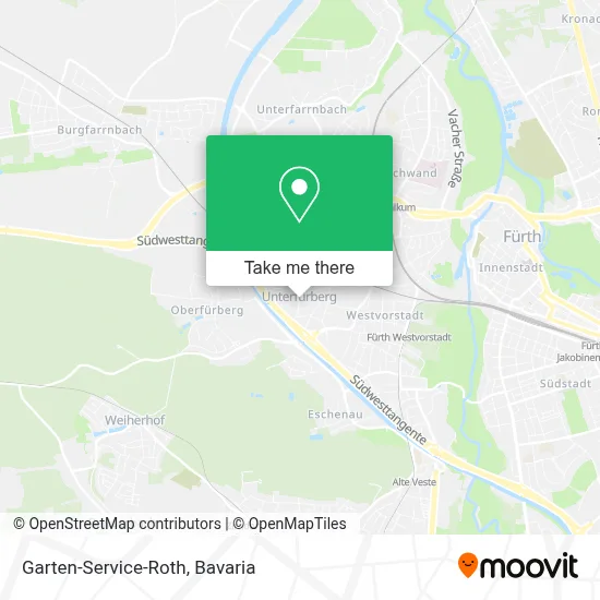 Garten-Service-Roth map
