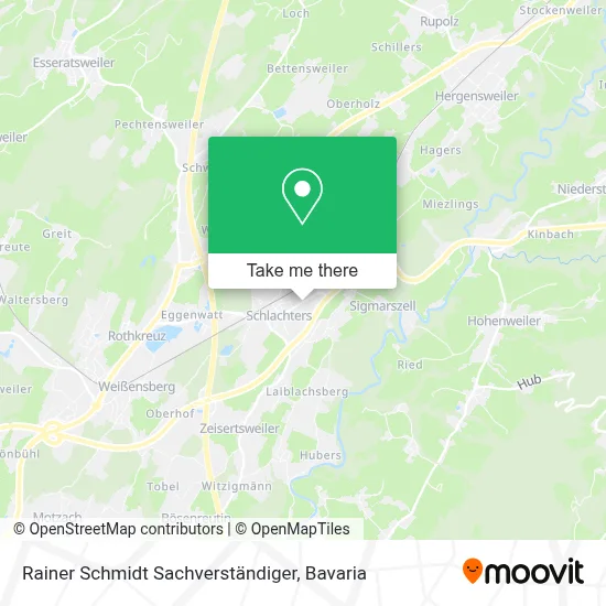Rainer Schmidt Sachverständiger map