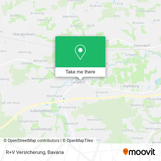 R+V Versicherung map