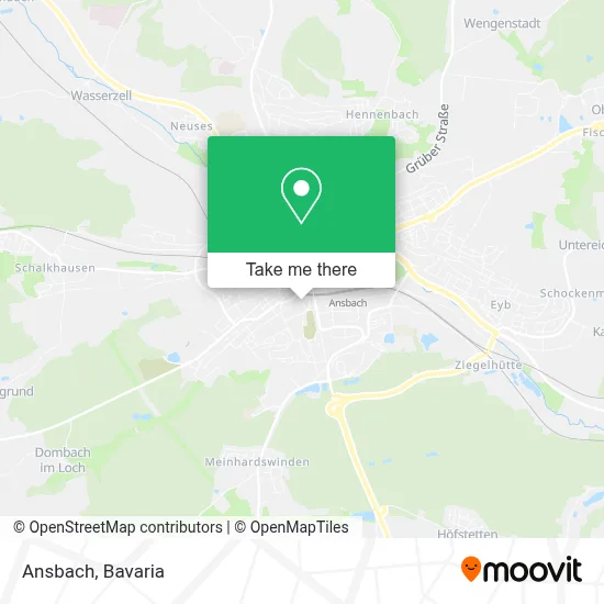 Ansbach map