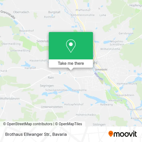 Brothaus Ellwanger Str. map