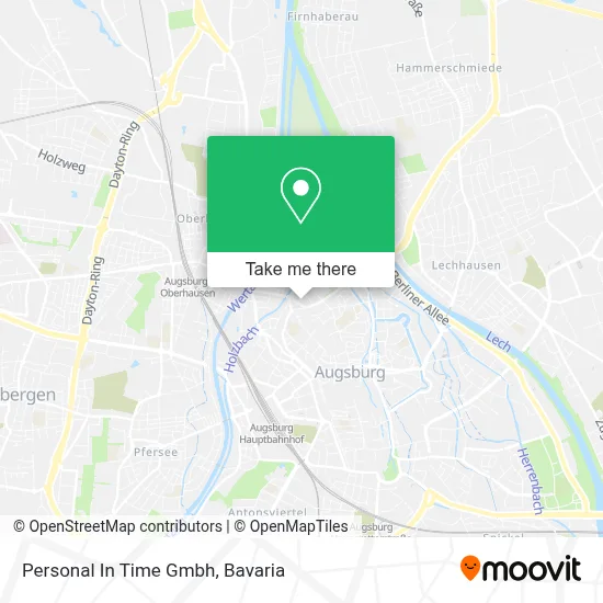 Personal In Time Gmbh map