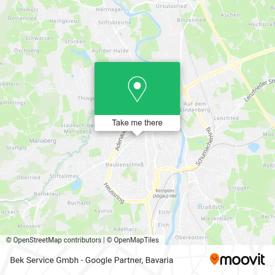 Bek Service Gmbh - Google Partner map