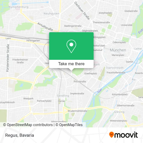 Regus map