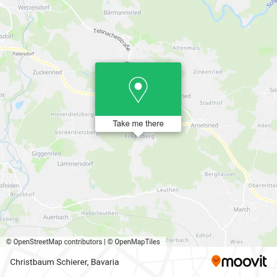 Christbaum Schierer map