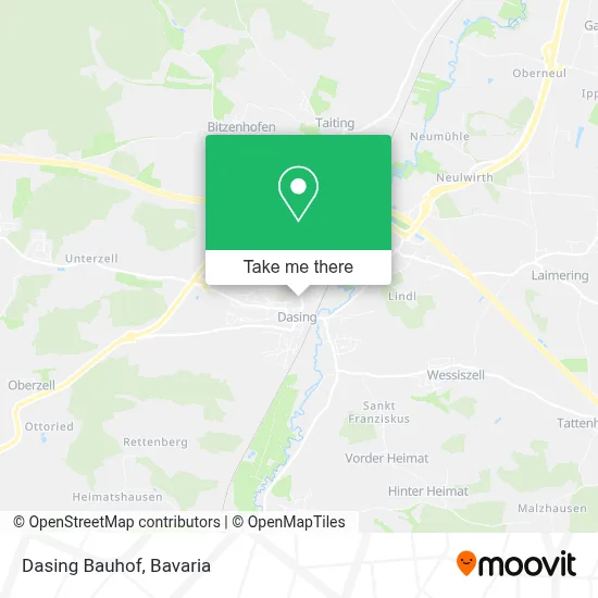 Dasing Bauhof map