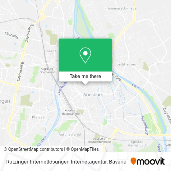 Ratzinger-Internetlösungen Internetagentur map