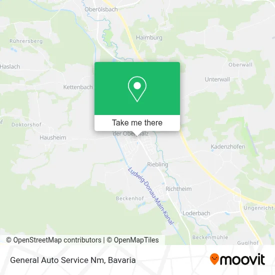 General Auto Service Nm map