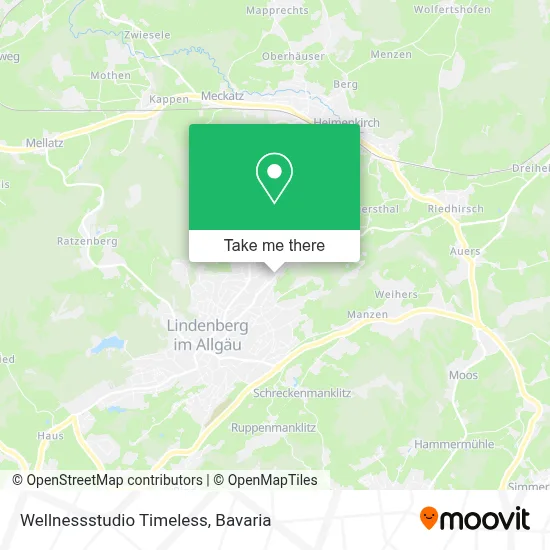 Wellnessstudio Timeless map