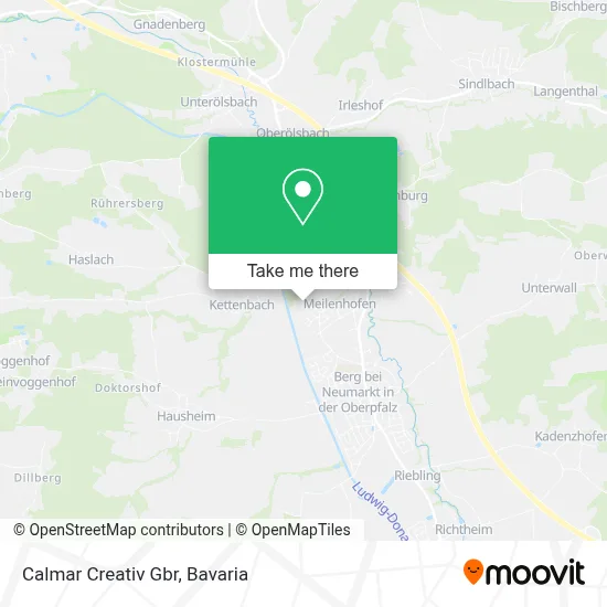 Calmar Creativ Gbr map