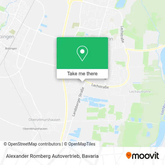 Alexander Romberg Autovertrieb map