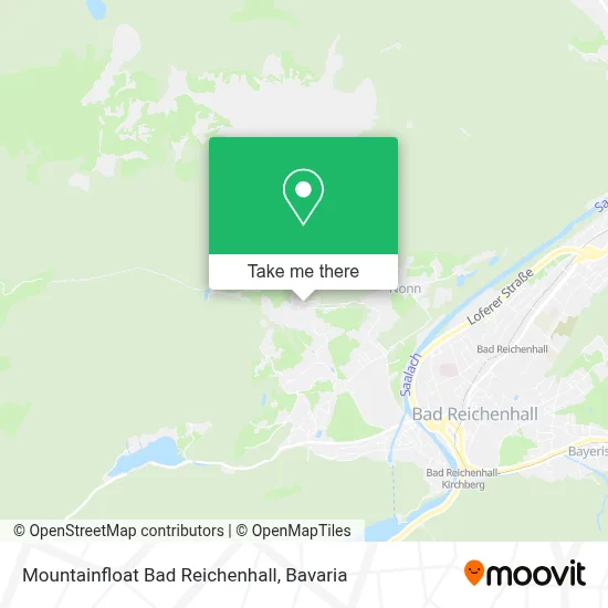 Mountainfloat Bad Reichenhall map