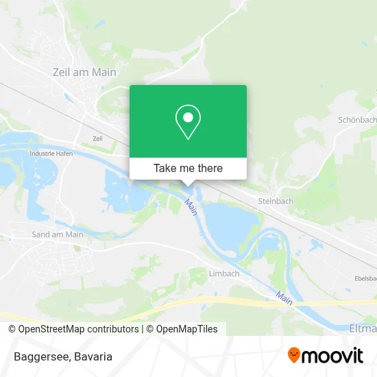 Baggersee map