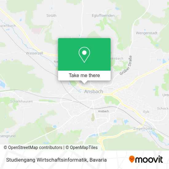 Studiengang Wirtschaftsinformatik map