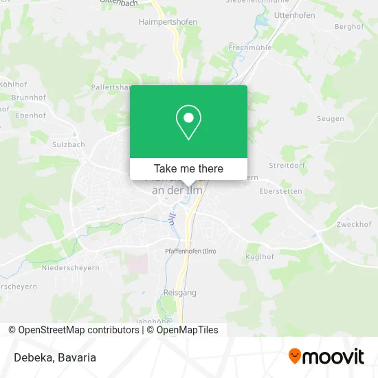 Debeka map