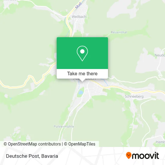 Deutsche Post map