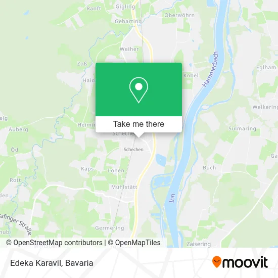 Edeka Karavil map