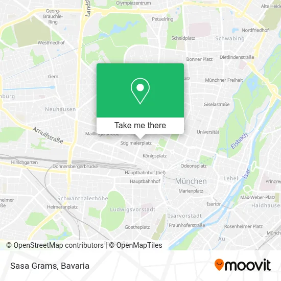 Sasa Grams map