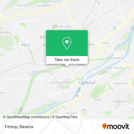 Fitstop map