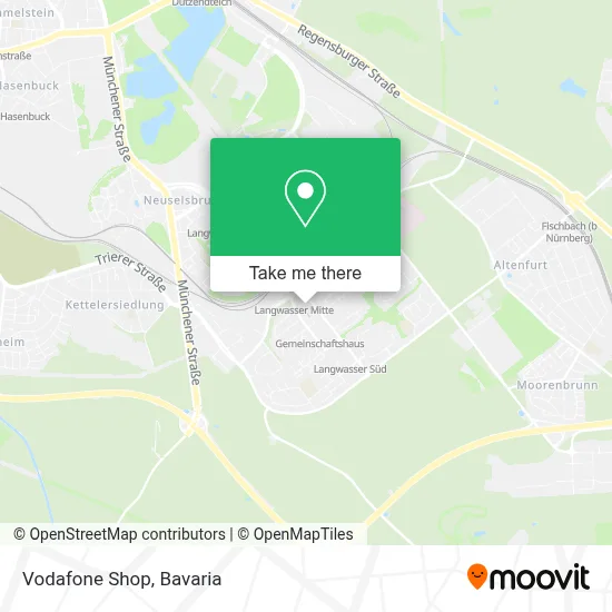 Vodafone Shop map