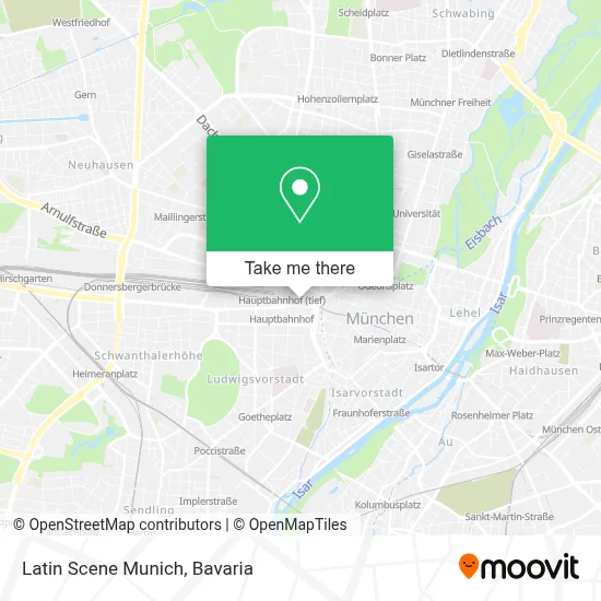 Latin Scene Munich map