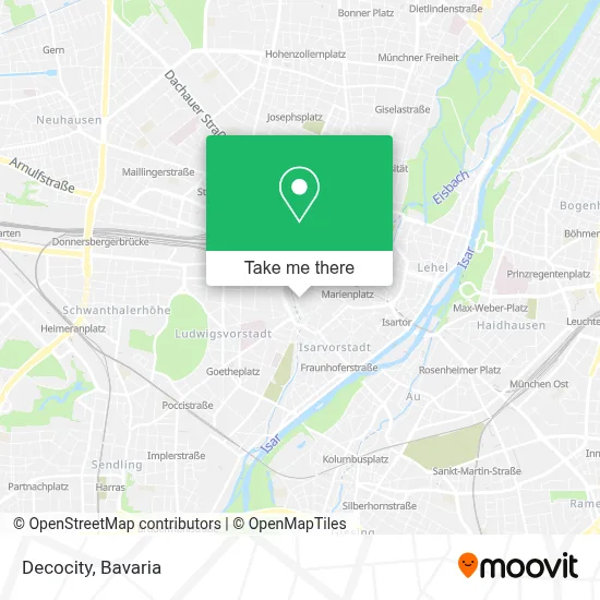 Decocity map