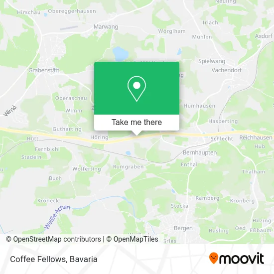 Coffee Fellows map