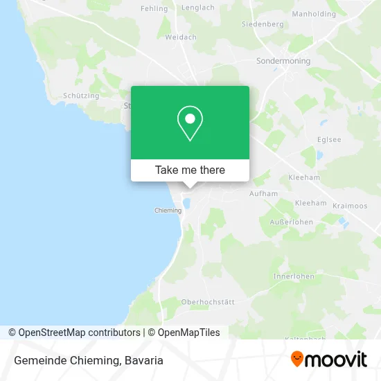 Gemeinde Chieming map