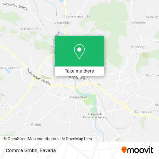 Comma Gmbh map