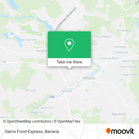 Sams Food Express map